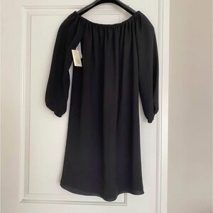 【Brand new】 aritizia Wilfred Durée Dress off the shoulder– Black, XXS